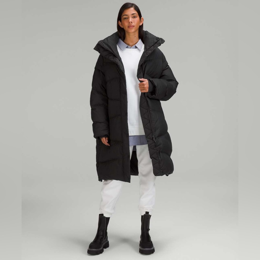 Lululemon Convertible Long Oversized Down Jacket / Vest M/L